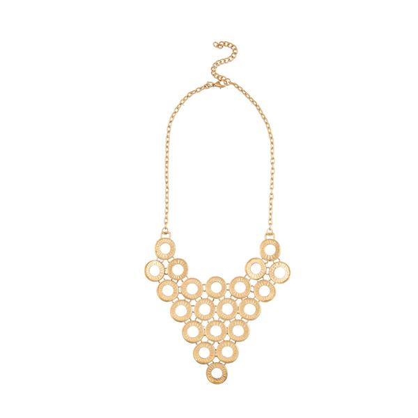 Urthn Gold Plated Statement Necklace - 1109221