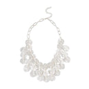 Urthn Silver Plated Statement Necklace - 1109222A