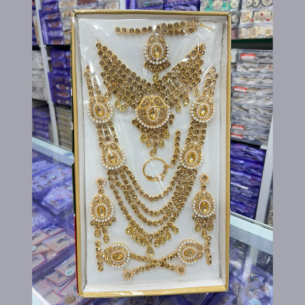 Kavita Art Gold Plated Bridal Set