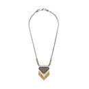 Jeweljunk 2 Tone Plated Boho Necklace - 1111021