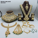 Soni Art Jewellery Gold Plated Kundan Stone Bridal Set