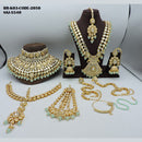 Soni Art Jewellery Gold Plated Kundan Stone Bridal Set