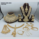 Soni Art Jewellery Gold Plated Kundan Stone Bridal Set