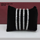 Soni Art Jewellery Silver Plated AD Stone Bangle Set