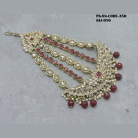 Soni Art Jewellery Gold Plated Kundan Pasa