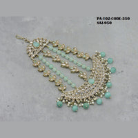 Soni Art Jewellery Gold Plated Kundan Pasa