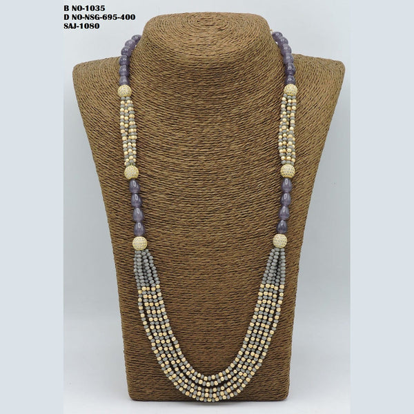 Soni Art Jewellery Beads Long Necklace Set