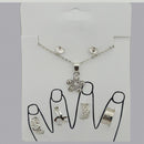 Urthn Gold Plated Pendant Set With Ring Combo - 1111901