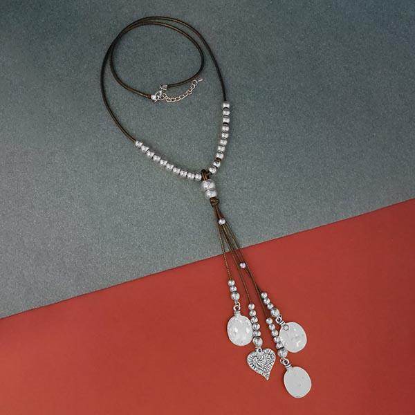 Urthn Silver Beads Fusion Necklace - 1112009B