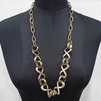 Urthn Gold Plated Thick Chain Necklace - 1112014