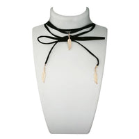 Jeweljunk Black Lace Choker Necklace - 1112307