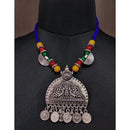 Jeweljunk Multicolor Beads Navratri Necklace Set - 1112861C