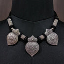 Jeweljunk Black Beads Choker Navratri Necklace - 1112901B