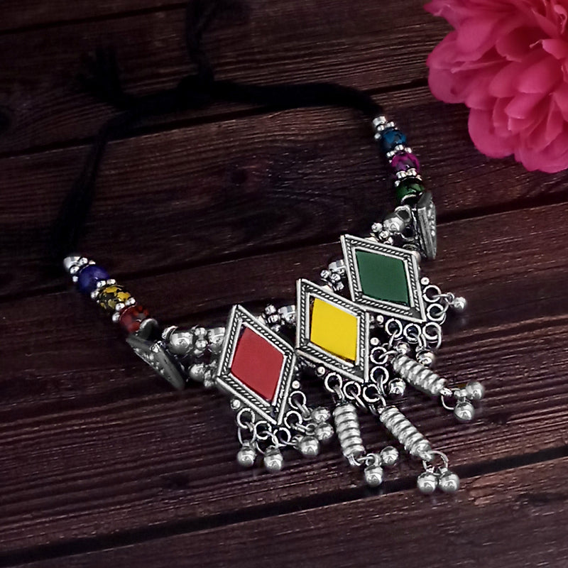 Jeweljunk Multicolour Navratri Special Necklace Set