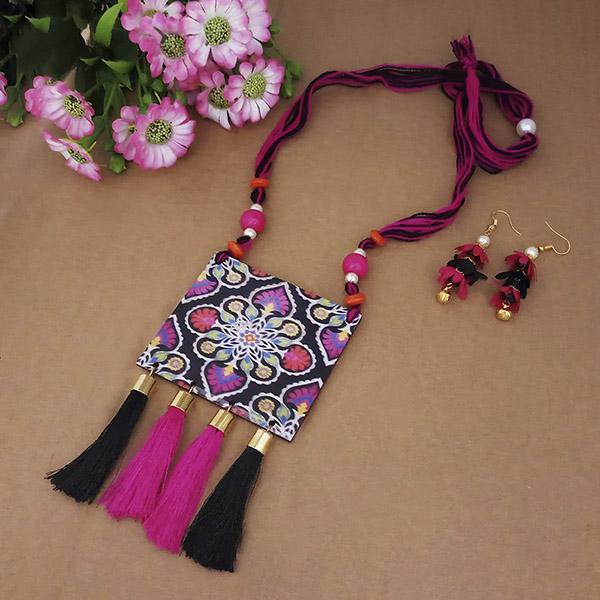 Urthn Handmade Embroidery Necklace Set - N1114127