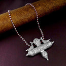 Jeweljunk Oxidised Plated Red Beaded Necklace - 1114586A