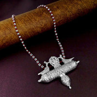 Jeweljunk Oxidised Plated Red Beaded Necklace - 1114586A