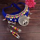 Jeweljunk Multicolour Navratri Special Necklace Set