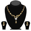 Kriaa Gold Plated Austrian Stone Necklace Set