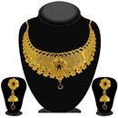 Kalyai Forming Look Gold Plated Stone Necklace Set