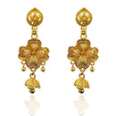 Kalyani Forming Look Gold Plated Stone Necklace Set