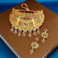 Kalyani Forming Gold Plated Traditional Designer Necklace & Earring Set