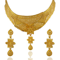 Kalyani Forming Gold Plated Traditional Designer Necklace & Earring Set