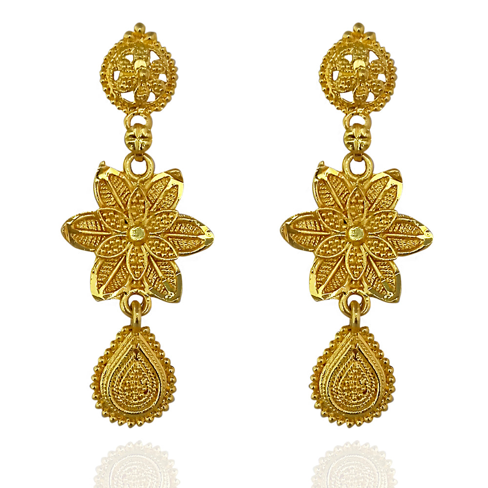 Kalyani Forming Gold Plated Traditional Designer Necklace & Earring Set