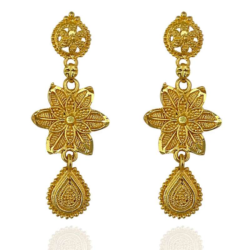 Kalyani Forming Gold Plated Traditional Designer Necklace & Earring Set