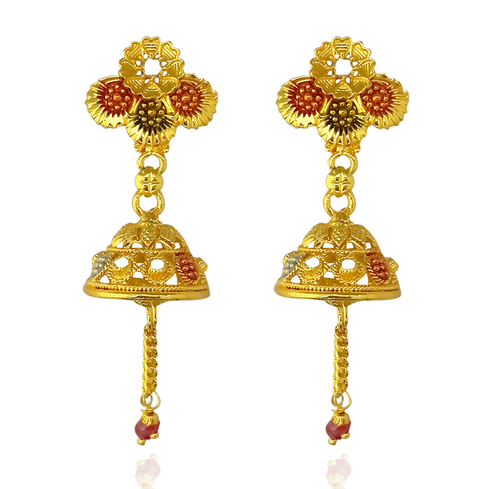 Kalyani Forming Gold Plated Traditional Designer Necklace & Earring Set