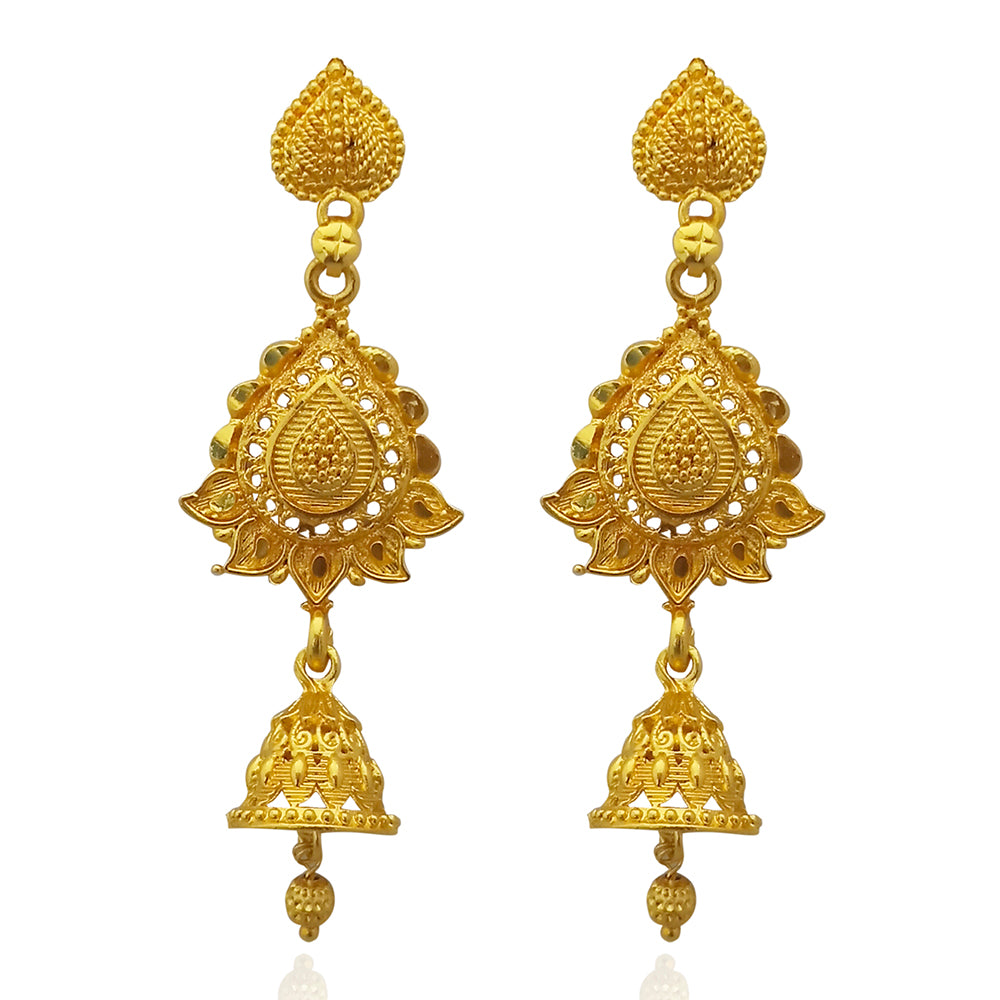 Kalyani Forming Gold Plated Traditional Designer Necklace & Earring Set