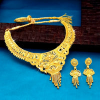 Kalyani Forming Gold Plated Traditional Designer Necklace & Earring Set