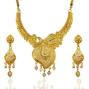 Kalyani Forming Gold Plated Traditional Designer Necklace & Earring Set