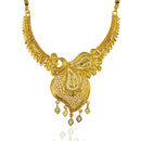 Kalyani Forming Gold Plated Traditional Designer Necklace & Earring Set