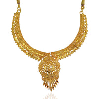 Kalyani Forming Gold Plated Traditional Designer Necklace & Earring Set