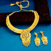 Kalyani Forming Gold Plated Traditional Designer Necklace & Earring Set