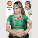 SNERA Gold Plated Kundan Stone Bridal Set