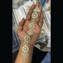 SNERA Gold Plated Kundan & Pearl  Sheeshphool / Headband For Women - 11151050