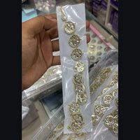 SNERA Gold Plated Kundan & Pearl  Sheeshphool / Headband For Women - 11151059