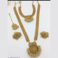 SNERA Gold Plated Double Necklace Set