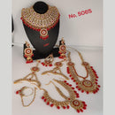 SNERA Gold Plated Pota  Stone Bridal Set