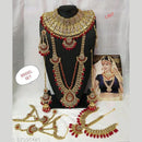 SNERA Gold Plated Pota  Stone Bridal Set