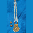 SNERA Gold Plated Pota Stone Haram Necklace Set