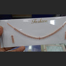 SNERA Rose Gold Plated AD Stone Choker Necklace Set