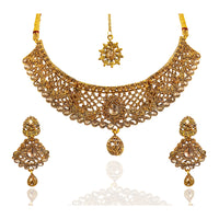 JD Arts Austrian Stone Choker Necklace Set