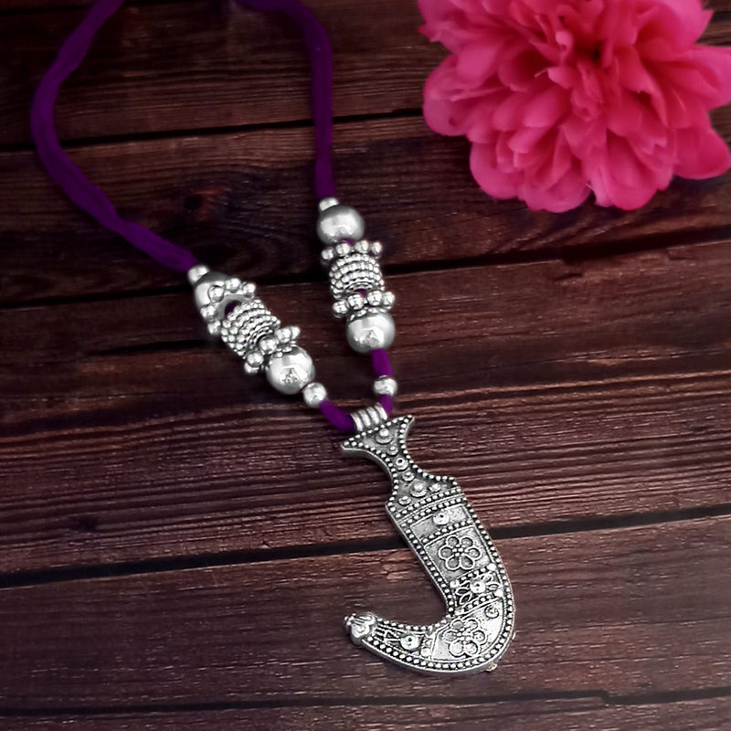 Jeweljunk Navratri Special Oxidised Necklace