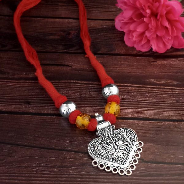 Jeweljunk Navratri Special Oxidised Necklace