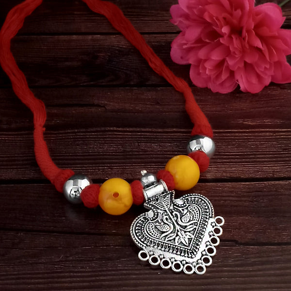 Jeweljunk Navratri Special Oxidised Necklace