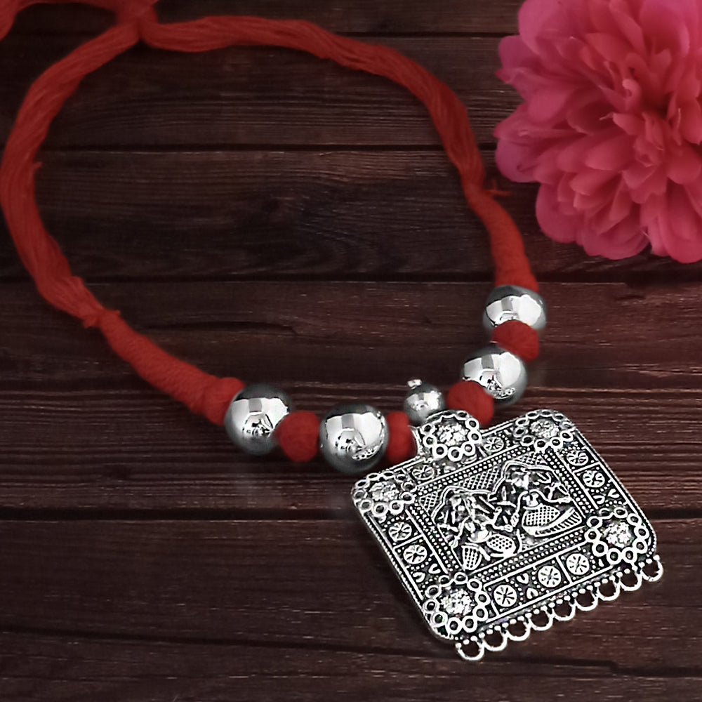 Jeweljunk Navratri Special Oxidised Necklace