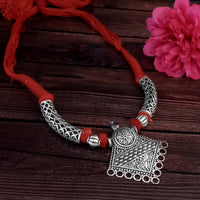 Jeweljunk Navratri Special Oxidised Necklace